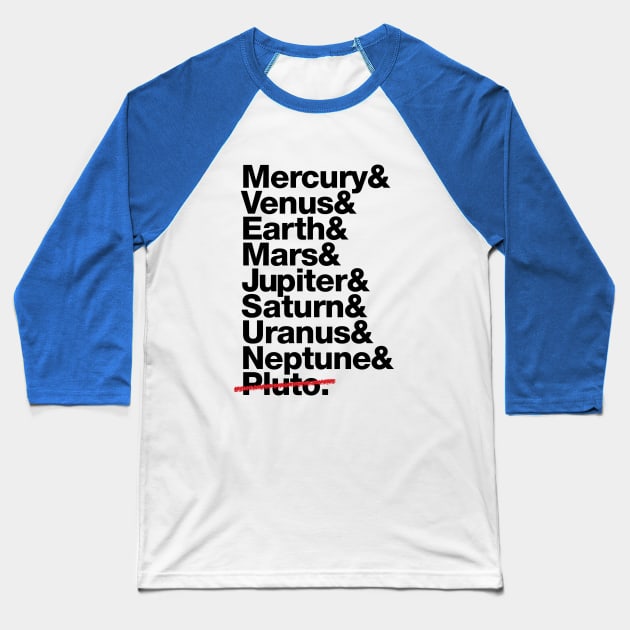 Solar System 2.0 Baseball T-Shirt by kipstewart